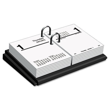 AT-A-GLANCE® Desk Calendar Base, Black, 3" X 3 3-4" freeshipping - TVN Wholesale